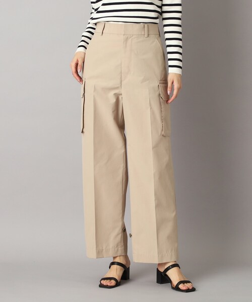 「DRESSTERIOR」 カーゴパンツ 36 ベージュ レディース_画像4