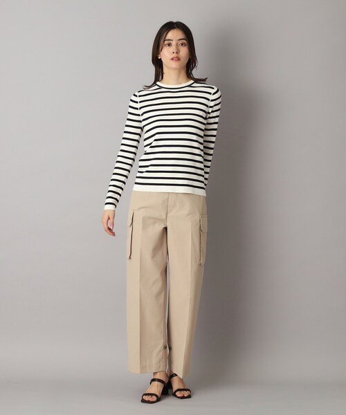「DRESSTERIOR」 カーゴパンツ 36 ベージュ レディース_画像8