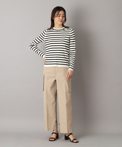 「DRESSTERIOR」 カーゴパンツ 36 ベージュ レディース_画像9