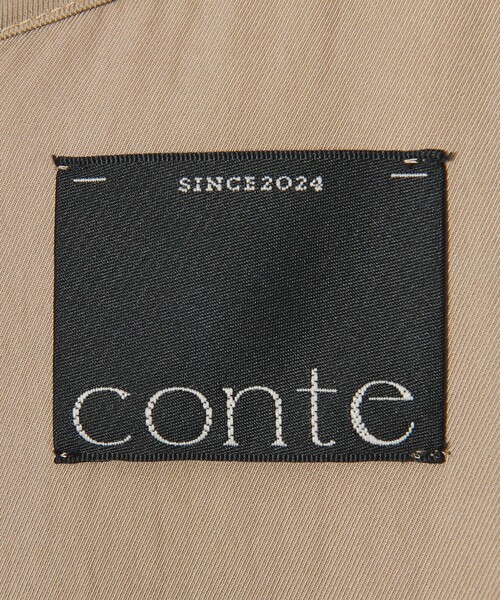 conte オールインワン 「conte」ウエストギャザー オールインワン