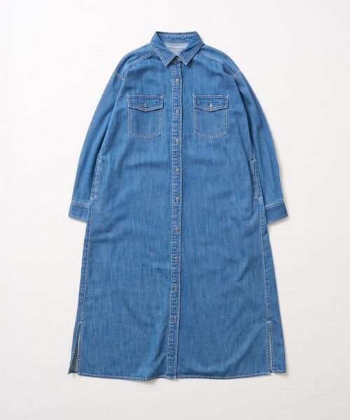 AMERICAN HOLIC（アメリカンホリック） シャツワンピース L インディゴ