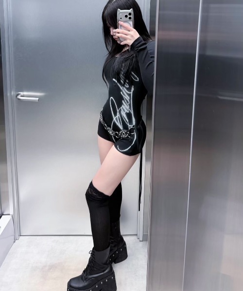 bonnae（ボンネ） tシャツ 「bonnae」Body suit / 「ボンネ」スクエア