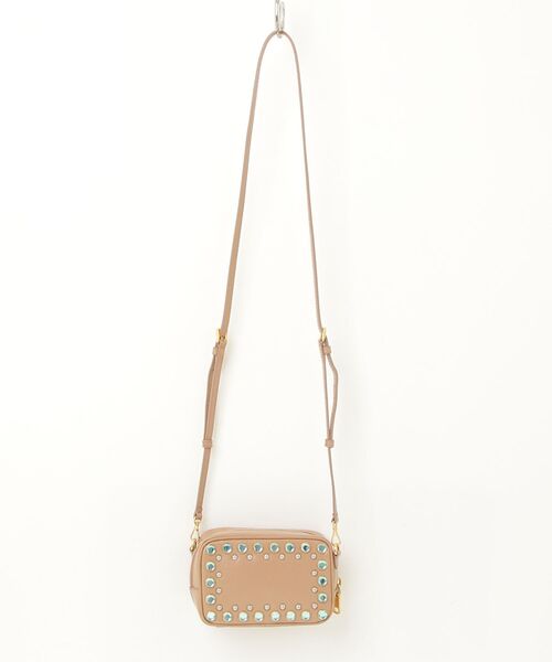 超美品⭐︎PRADA ナイロン ボディバッグ ベージュ PRADA（プラダ） Saffiano Vernice ミニ カメラバック（1N1674