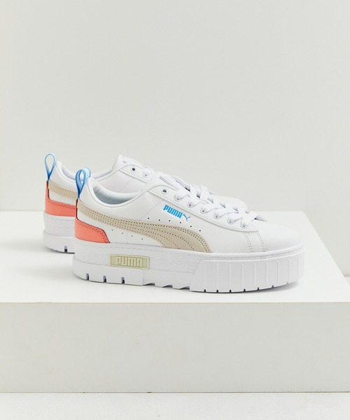 「PUMA」 ローカットスニーカー 23.0cm ホワイト系その他3 レディース_画像7