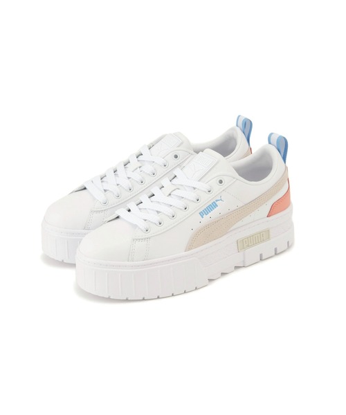 「PUMA」 ローカットスニーカー 23.0cm ホワイト系その他3 レディース_画像9