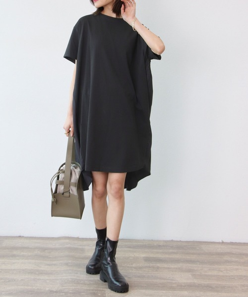 「TITE IN THE STORE」 「Sugar Rose」半袖ワンピース 38 ブラック レディース_画像6
