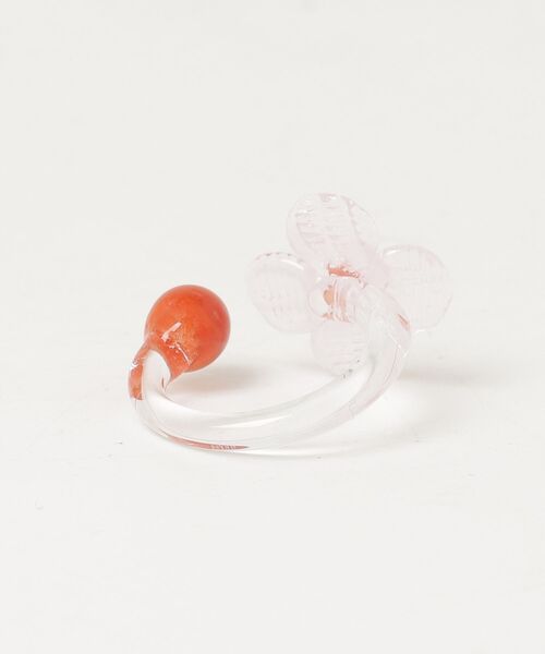 指輪 リング Flowering Glass Ring / フラワー ガラス レディース