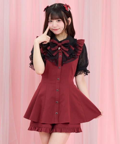 レースラッフルセットアップ シークレットハニー セットアップ レース