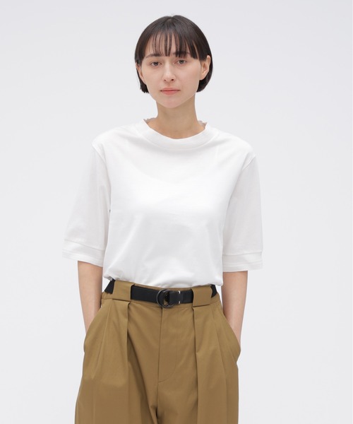 MARGARET HOWELL（マーガレットハウエル） tシャツ 半袖 COTTON LINEN
