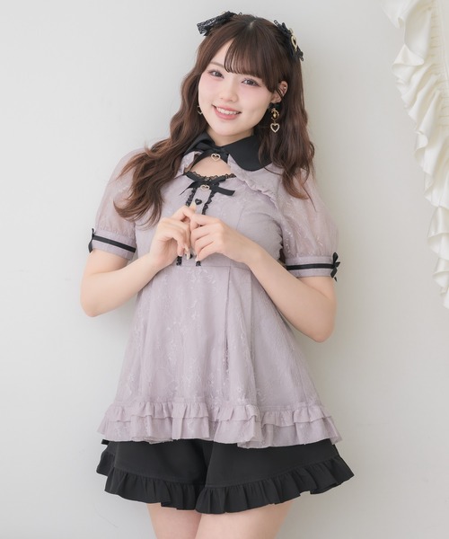 1-9 【レディース】LOJITA のセットにボールや小物、これから始める方へ ROJITA（ロジータ） セットアップ 総レースセットアップ レディース