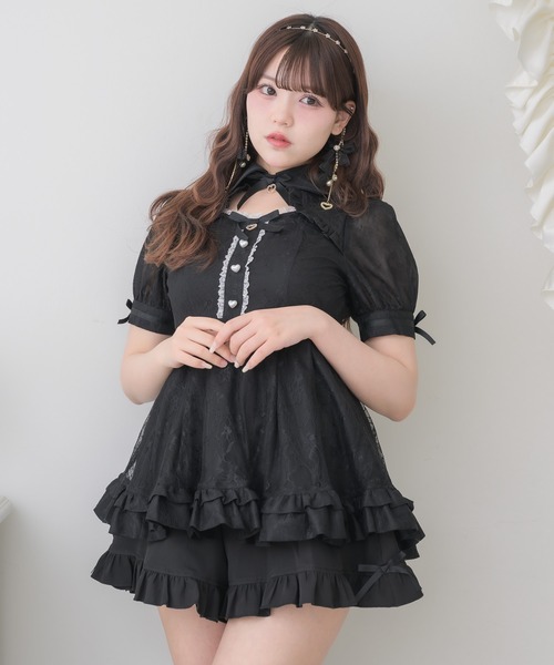 vintage レース セットアップ jantiques TORO ROJITA（ロジータ） セットアップ 総レースセットアップ レディース