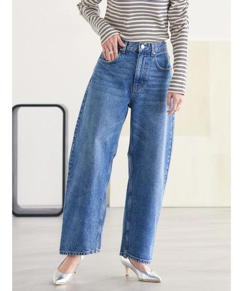 「AMERICAN HOLIC」 デニムパンツ M ライトインディゴブルー レディース_画像3