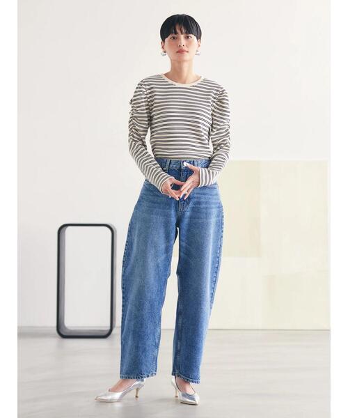 「AMERICAN HOLIC」 デニムパンツ M ライトインディゴブルー レディース_画像5