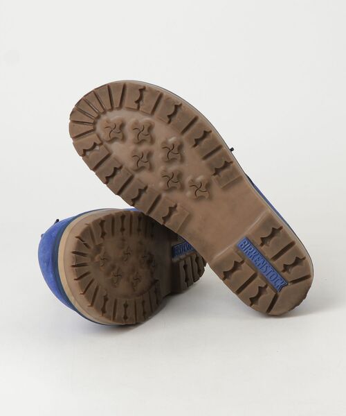 「BIRKENSTOCK」 レザーシューズ 40 ブルー メンズ_画像3