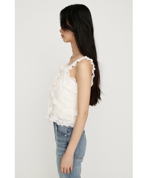 SLY（スライ） キャミソール 「WEB限定」SHEER SQUEEZE CAMI TOPS