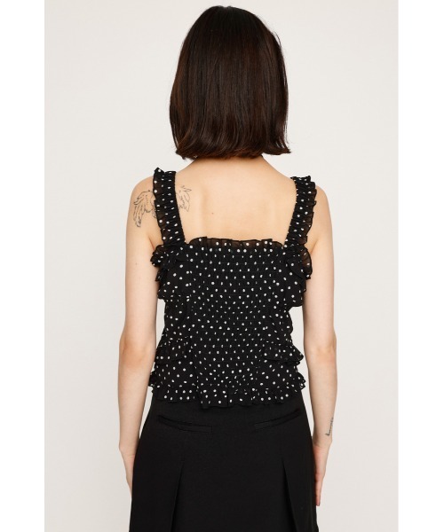 SLY（スライ） キャミソール 「WEB限定」SHEER SQUEEZE CAMI TOPS