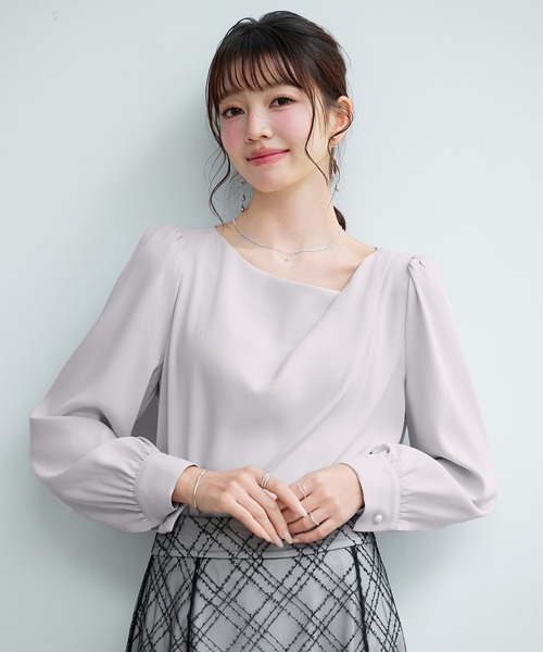「SAISON DE PAPILLON」 長袖ブラウス L ミント レディース_画像7