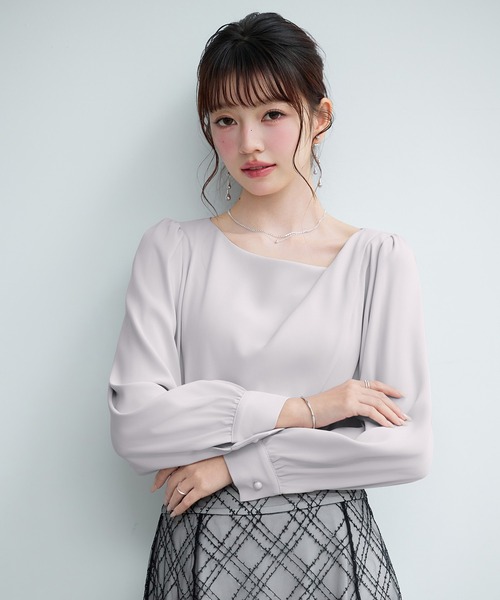 「SAISON DE PAPILLON」 長袖ブラウス L ミント レディース_画像8
