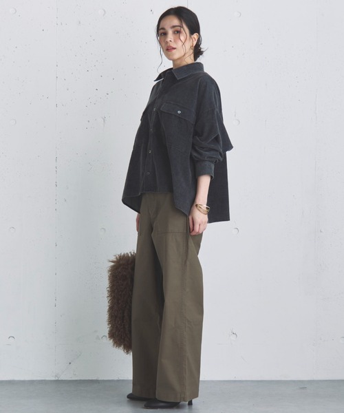 「DOUX ARCHIVES」 チノパンツ 36 チャコールグレー レディース_画像7