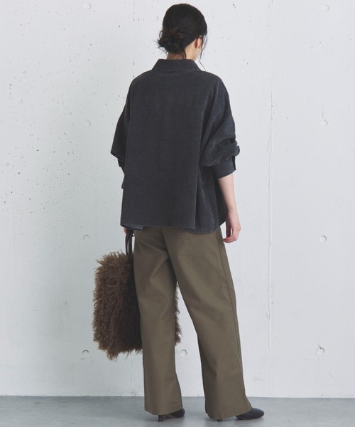 「DOUX ARCHIVES」 チノパンツ 36 チャコールグレー レディース_画像8