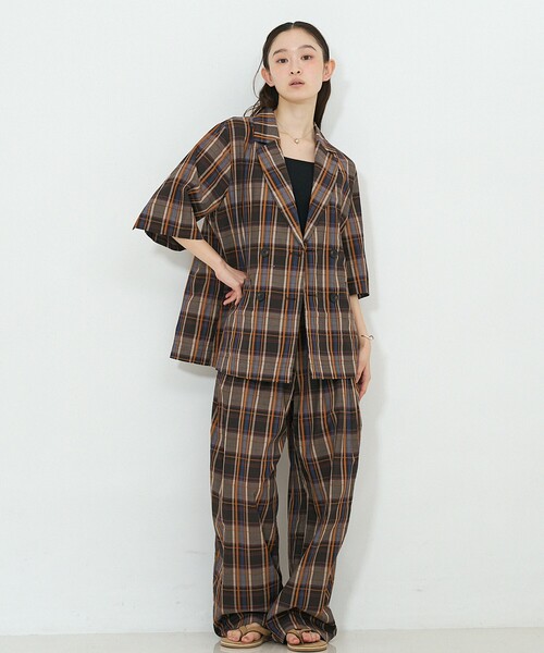 「NOMINE」 ジャケット フリー ダークネイビー レディース_画像3