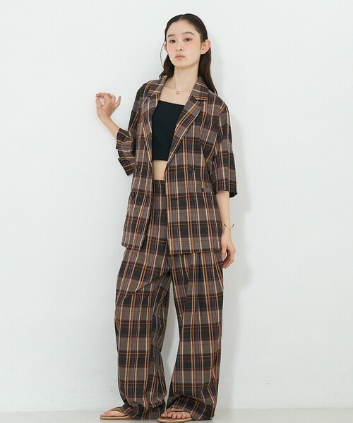 「NOMINE」 ジャケット フリー ダークネイビー レディース_画像4