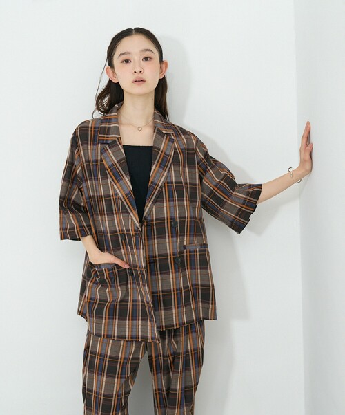 「NOMINE」 ジャケット フリー ダークネイビー レディース_画像7