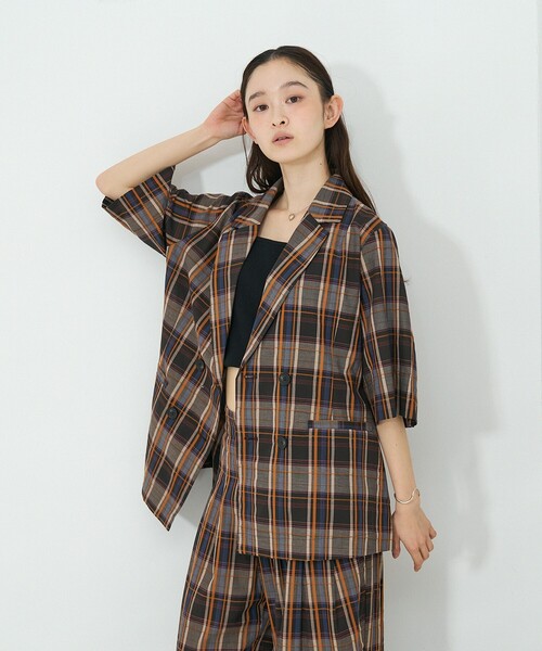 「NOMINE」 ジャケット フリー ダークネイビー レディース_画像8