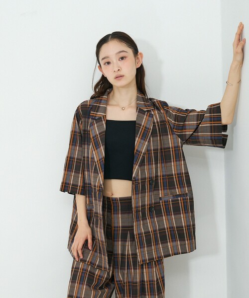 「NOMINE」 ジャケット フリー ダークネイビー レディース_画像9