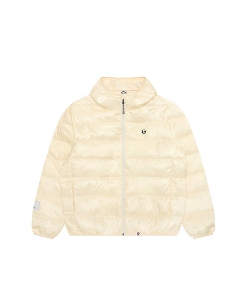 AAPE BY A BATHING APE ダウンジャケット ホワイト AAPE BY A BATHING APE（エーエイプバイアベイシングエイプ） ダウン
