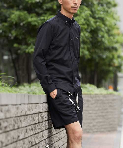 knosis ワークシャツ ブラック Lsize knosisワークシャツ 黒 Mサイズ