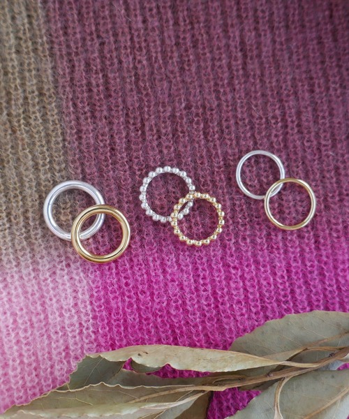 e.m.（イーエム） 指輪 リング 「ZOZOTOWN限定」thin ピンキーリングM