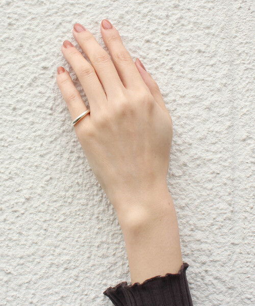 e.m.（イーエム） 指輪 リング 「ZOZOTOWN限定」thin ピンキーリングM