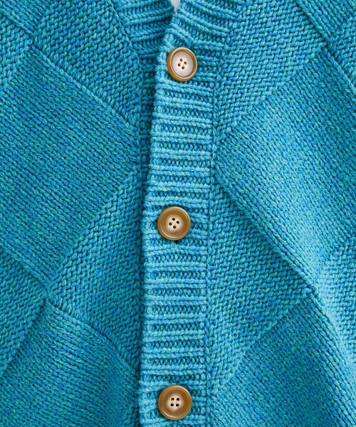 JieDa（ジエダ） カーディガン PANEL WOVEN CARDIGAN メンズ