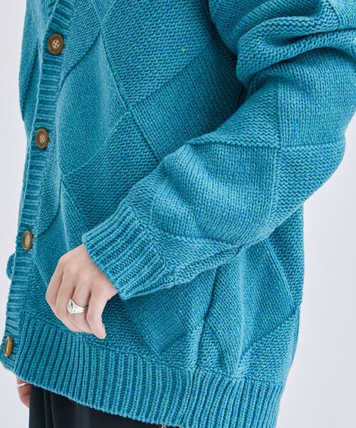 JieDa（ジエダ） カーディガン PANEL WOVEN CARDIGAN メンズ