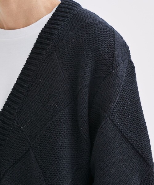 JieDa（ジエダ） カーディガン PANEL WOVEN CARDIGAN メンズ