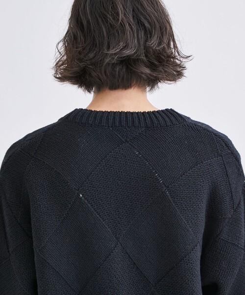 JieDa（ジエダ） カーディガン PANEL WOVEN CARDIGAN メンズ