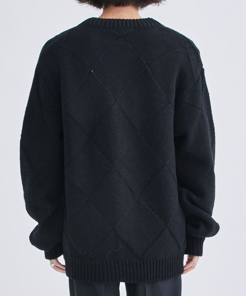 JieDa（ジエダ） カーディガン PANEL WOVEN CARDIGAN メンズ