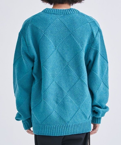 JieDa（ジエダ） カーディガン PANEL WOVEN CARDIGAN メンズ