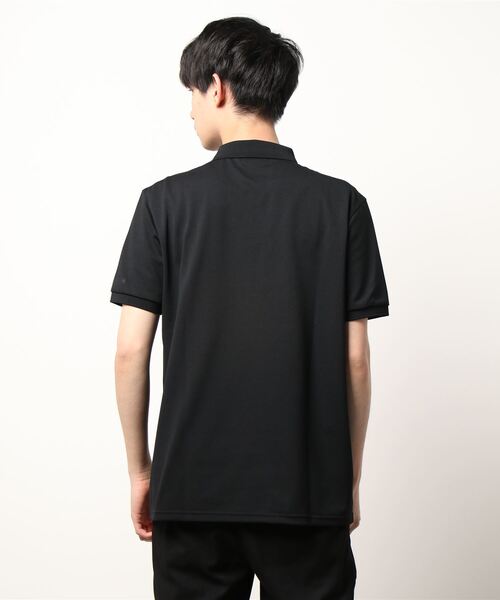 ZERO HALLIBURTON ゼロハリバートン　半袖ポロシャツ　ブラック　L ZERO HALLIBURTON（ゼロハリバートン） tシャツ ZERO HALLIBURTON ZHG