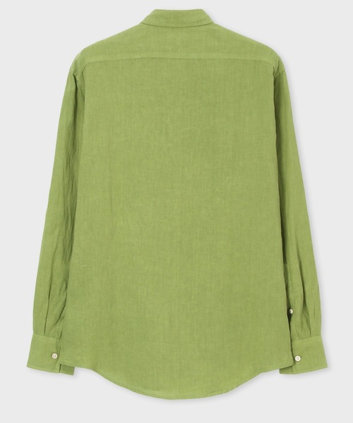 シャツ ブラウス ガーメントダイ リネンシャツ / 124370 281D ガーメントダイ リネンシャツ Paul