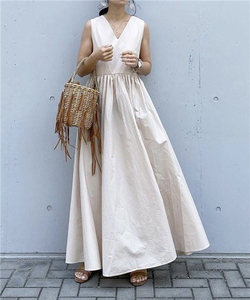 Dream garden（ドリームガーデン） ワンピース ノースリーブ 前後2WAY