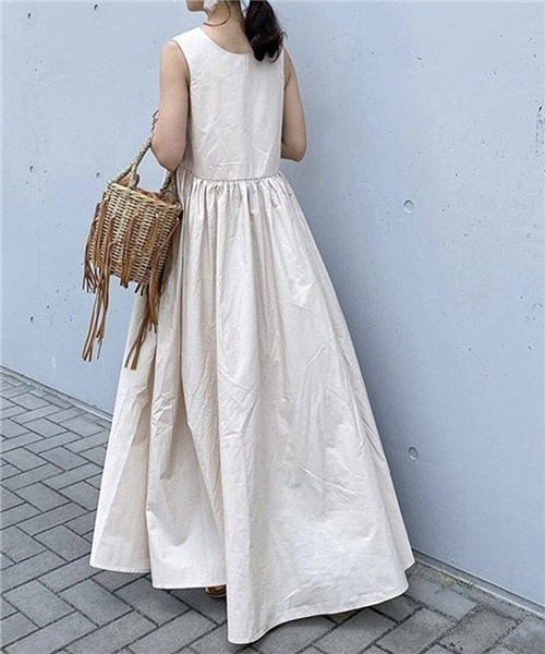 Dream garden（ドリームガーデン） ワンピース ノースリーブ 前後2WAY