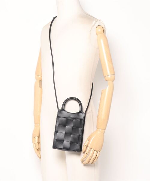 2way編み込みショルダーバッグ STYLEBLOCK ショルダーバッグ バッグ 編み込みデザイン2WAYミニ