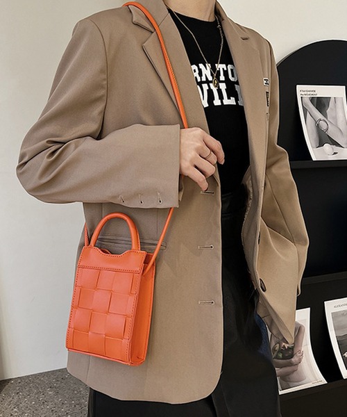 STYLEBLOCK ショルダーバッグ バッグ 編み込みデザイン2WAYミニ