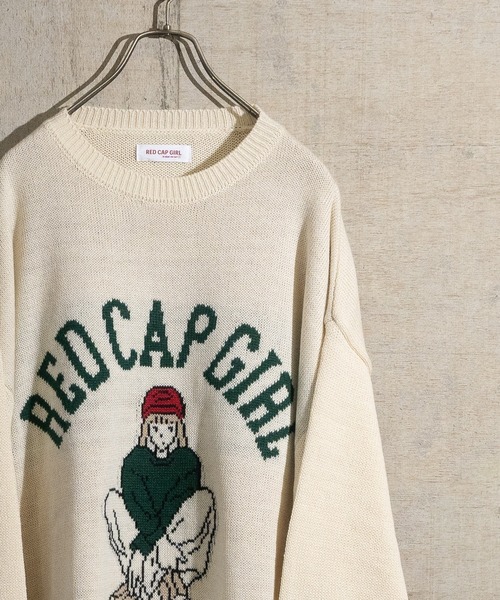 RED CAP GIRL セーター ニット 「a-r」「Red Cap Girl/レッドキャップ 