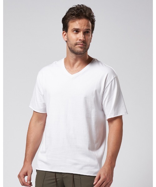 tシャツ Tシャツ メンズ wide cut-off V-neck S/S｜zozo｜14