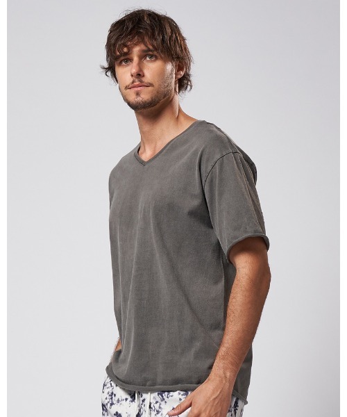 wjk tシャツ wide cut-off V-neck S/S メンズ : ZOZOTOWN Yahoo