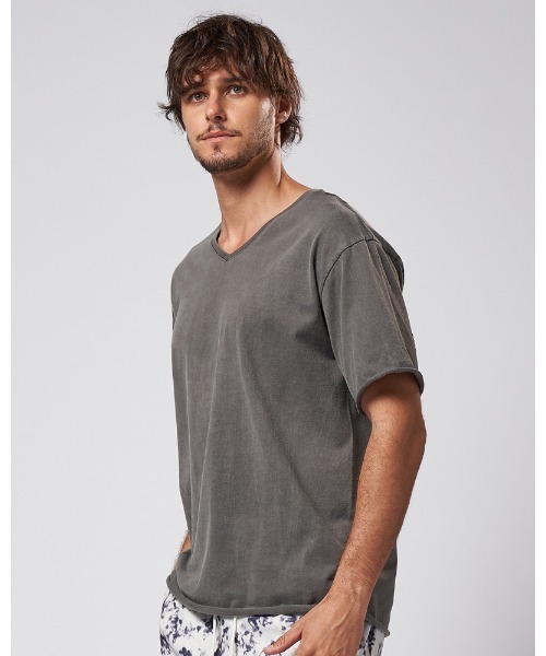 tシャツ Tシャツ メンズ wide cut-off V-neck S/S｜zozo｜11