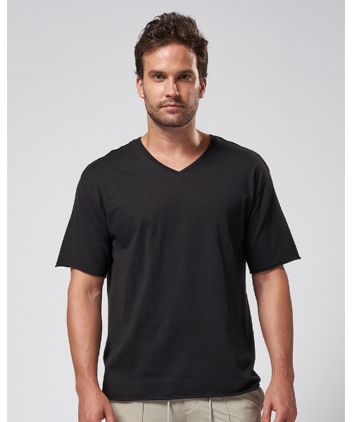 OFF-WHITE スクリフトフィッテットクルネックTシャツ 【関税込】 セール】wide cut-off crew-neck S/S（Tシャツ/カットソー